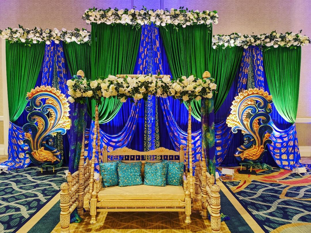 Wedding decoration mandap stage2